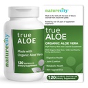 NatureCity True-Aloe Gut Health Support 80.000mg Aloe Vera Gel Equivalent Per Serving 