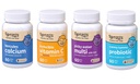 Renzo vitamíny Kid Essential Bundle - Probiotické, Vitamín C s bazami a zinkom pre imunitnú podporu, Picky Eater Kids Multivitamín a Hercules Vápnik