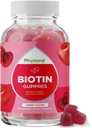 Phytoral Biotin Gummies pre rast vlasov a nechtov - Biotín Gummy pre starostlivosť o vlasy mladistvá starostlivosť o pleť a nechty - 5000mcg na obsluhu kože nechty Vitamíny dospelý krása