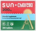 SUN CHLORELLA - Chlórella Supplement, Vitamínom obohatené a Vegan-Friendly tablety (200 Mg - 300 ct)