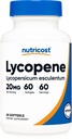 Nutricost Lykopén (20 mg) 60 Softgels - bezlepok, non-GMO