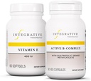 Integratívna terapia Bundle s aktívnym B- Complexom, 60 kapsúl a vitamín E, 60 softgelov - aktívny B-komplex na podporu energetického metabolizmu* - vitamín E na podporu zdravia srdca a antioxidačnej aktivity