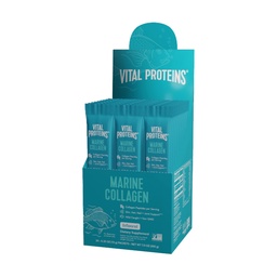Vital Proteins Marine Collagen, Wild-Caught, Non-GMO Project Overené, Neochutené Stick balíčky (10g) (Box of 20)