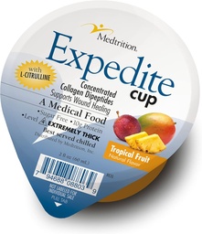 Medtrition Expedite želatína pohár, Fast Track rana lieči, 30X viac kolagén dipeptidy ako prášok, podporuje rany, nohy vredy, Kozmetická chirurgia, a ďalšie (2 Fl Oz, balenie 12)