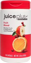 JuicePlus+ Fruit Blend: Plant-Based celé jedlo doplnok s jablkom, broskyňou, brusnica, & Viac! - Vegan, Gluten-free, non-GMO, Košer - balené s rastlinnými vitamínmi - 1 fľaša (60 podáva)