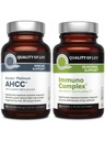 Kvalita života AHCC Kinoko Platinum Mushrom Extract a imunokomplex obsahujúci vitamín C - Ultimate Immune Support Bundle