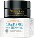Alteya Organics Rose Beauty Detox Kapsule - USDA Certified Organic with Bulgarian Rose Oil and Oenothera Detox Complex - 30 Servings