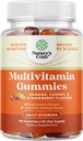 Multivitamínové guličky pre dospelých - Halal Multivitamínové Gummy s B12 Biotínom - Multivitamíny pre mužov a ženy bez želatíny - vitamínové guličky so zinkom a vitamínom D - bez GMO lepidla - 90 Počet