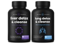 NutraChamps Pečeň Clease Kapsule a Lung Clease Kapsule 2 Balenie Bundle