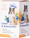 Luteín pre psy a Cat Eye Supplement Astaxantin All Natural Ingredient Human Grade Support Tear Stain immune,Lutein Sourced from USA, Enhance Vision Health Antioxidants- 2.8 Oz