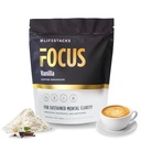 Focus Coffee Creamer pre energiu a jasnosť - MCT Powder + Nootropics + Adaptogény - zvýšenie produktivity bez dráždenia alebo pádu - Keto, Vegan, 0 Cukor - s taurínom, L-Tyrosine, Rhodiola