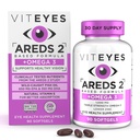 Viteyes AREDS 2 + Omega-3 Macular Health Formula Softgels, Triple Strength Omega-3 (650 mg EPA, 350 mg DHA), Eye Health Vitamín na ochranu zraku, 90 Softgels