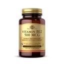 Solgar Vitamín B12 500 mcg - 100 Rastlinné kapsuly - Energetický metabolizmus a podpora nervového systému - Non-GMO, Vegan, Gluten & Dairy Free, Košer, Halal - 100 Servings