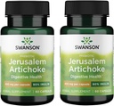 Swanson Prebiotický Jeruzalem Artičok - 90% Inulin 400 mg 60 Caps (2 balenia)
