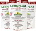 Leonflax, 100% Autentické kanadské ľanové semeno, All-Natural, Vysoký obsah vlákniny, Dietary Supplement to Improve Your Digestive Health, 18 Oz, Bag, Natural Health Corporation (Pack of 3)