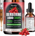 Berberine HCL Liquid Drops - 1500 mg Highly Absorbable Berberine Liquid Drops - Berberine Veggie Supplement for Immune, Digestion System and Heart Health Support, Jahodová aróma- 2 FL Oz