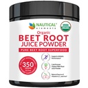 Organická Beet Juice prášok - 20:1 Koncentrácia Beet prášok Organické - podpora obehu - bohaté na oxid dusnatý - studené-Pressed 100 Služobné korenistej prášok doplnok - 12.3oz
