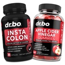Cleanser Colon Detox & ACV Apple Cider Ocogar Gummies - 15 Day Colon Cleanse Pills Poop Flush & ACV Gumies Supplements - Bowel Movement Supplements for Intestinal Bloating Gut Support