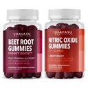 HAVASU NUTRITION Gumičky oxidu dusnatého s L-arginínom a korením repy (1 mesiac dodávky) a korenistých guličiek s COQ10 a granátovým jablkom (1 mesiac dodávky)