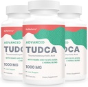 TUDCA Pečeň Doplnky 1000mg - 180 Vegan Kapsule,Milk Thistle bylinná zmes s Fulvicou a kyselinou Humidovou pre pečeň, Tráviace zdravie