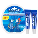 Abreva 10 Percent Docosanol Cold Liečba bolesti, lieči svoju horúčku Blister za 2,5 dní - 0,07 oz Tuba x 2