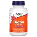 Teraz Foods Biotin 5 MG Vegetariánske kapsule, 120 Počet