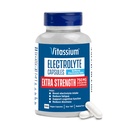 Vitassium Extra Strength Electrolyte Kapsule, 750 mg sodíka pre Manažment PoTS a High Sodík Diets, Unflavred, 100 soľné tabletky (Veľkosť 00)