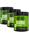 Jacked Factory NITROSURGE Pre Cvičenie Supplement - nekonečná energia, okamžitá sila Zisky, jasné zameranie, intenzívne čerpadlo 