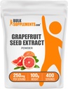 BulkSupplementments.com Grapefruit Seed Extract Powder - Grapefruit Seed Supplements, Antioxidant Source - Bylinné doplnky, bez lepidla, 250mg per Serving, 100g (3,5 oz) (Pack of 1)