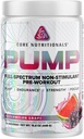 Core Nutritionals Pumpa Full-Spectrum non-Stimulant Pre-Workout, s N03T Nitrate, Peak02, Alpha GPC, pre Maximum Pumpa, Sila, a výkon 20 Servings (Watermelon Grape)