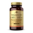 Solgar - vitamín D3 (cholekalciferol) 1 000 IU softgelov, počet 250