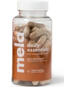 Mela Daily Essentials Multivitamín pre melanované ženy - vitamín D3 a B12 s vysokým obsahom bielkovín, probiotiká, leion mane, cejlónska škorica - Vegan, bez lepku, non-GMO, 30-dňová zásoba (60 kapsúl)