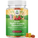 Príroda Remeslo Plant založené deti Multivitamínové Gummy - Multivitamín pre deti Imunita Podpora Gummy s vitamínmi A C D3 E B a zinok Želatína a lepok voľný non-GMO vitamíny Gummy Formula 120ct