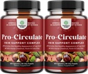 Vein Suplements Noha a žriebä - Plné telo Circulation Supplement for Spider & Varicose Veins and Improved Flow with Horse Chestnut Extract & Flavonoids - Vegan Non-GMO Mini Caps (2 mesiac)