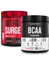 Ukradnuté Factory Nitrosurge Shred Thermogenic Pre-Workout v melóne & BCAA v ovocnej Punch pre rekompozíciu tela, budovanie svalov a zotavenie