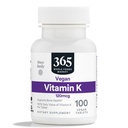 365 podľa celého potravinového trhu, vitamín K 120 MCG, 100 tabliet