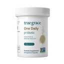 Pravá Grace One Daily Probiotic - 30 Vegetariánske kapsule - 90 miliárd CFU - Gut, Tráviaca a imunitná podpora zdravia Zmes s prebiotickými vláknami - lepidlo a sója zadarmo