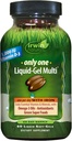 Irwin Naturals only one Liquid-Gel Multi - 60 Softgels - One-Per-Day Multivitamín so železom, Omega-3 Oils, Antioxidanty & Green Super Foods