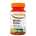 Biotín Vitamín pre rast vlasov, biotín 10000mcg, zlepšuje kvalitu kože a nechtov, vitamín B7, doplnok pre ženy, bez lepku, 120 Softgels