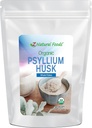 Z Natural Foods Organic Celo Psyllium Husk Flakes, Natural Fiber Supplement, Mix It Into Smoothies, Juice, Non-GMO, Vegan, Gluten-Free, Kosher, 3 lb.