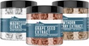 Pozemné prvky Hawthorn Berry, Hroznové semeno, & Magnézium Citrate Bundle (200 caps), čisté a neriedené, žiadne doplnkové látky