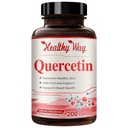 Quercetin 500 mg kapsuly - raz denne Výkonný antioxidant Quercetin doplnok pre srdce starnutie kožného mozgu a imunitnej podpory - Vegan Friendly Gluten-free vyrobené v USA (200 Servings)