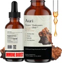 Auri Super Chaga Elixir - Huba Superfood Liquid Supplement with Full Spectrum Immune Support from Oxidative Stres and Energy Lift - Chaga Tincture 60ml