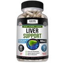 Kaya Naturals Pečeň čistí Detox a opravy - Mlieko Thitle Supplement - Pečeň Detox pre ženy a mužov - Artičoky extrakt a púpavy koreňové kapsule - 60 Počet