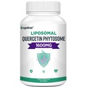 Orgabay Lipozomal Quercetin Phytozome 1600 mg,Hypromelain 200 mg,Zinc 30 mg,Vitamin C Turmeric 40 mg,Highest Absorbtion,Quercetin Complex, 60 Softgels