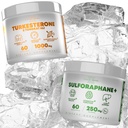 Turkesterone & Tongkat Ali Real Lab-Verified Sulforaphane Supplement, Ajuga Turkestanica Per Serving Incression Stamina - (60 kapsúl)
