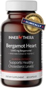 Bergamot Heart - 1000mg Certified Citrus Bergamot - Extra sila Polyfenoly - Kardiológ Vývoj a klinicky preukázané - Bergamot Supplement for High Cholesterol & Heart Health