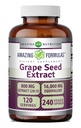 Amazing Formules Grape Seed 800 Mg Extract (20:1) 