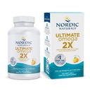 Nordic Naturals Ultimate Omega 2X, Citrónová aróma - 120 mäkkých gélov - 2150 mg Omega-3 - Fish Oil s vysokou obezitou s EPA & DHA - podporuje zdravie mozgu a srdca - non-GMO - 60 porcií