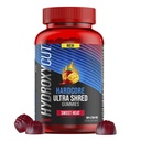 Hydroxycut Hardcore Ultra Shred Gummies, Sladké teplo - 99% Bez stimulantov - Obsahuje kapsaicín & B vitamíny - pre ženy a mužov